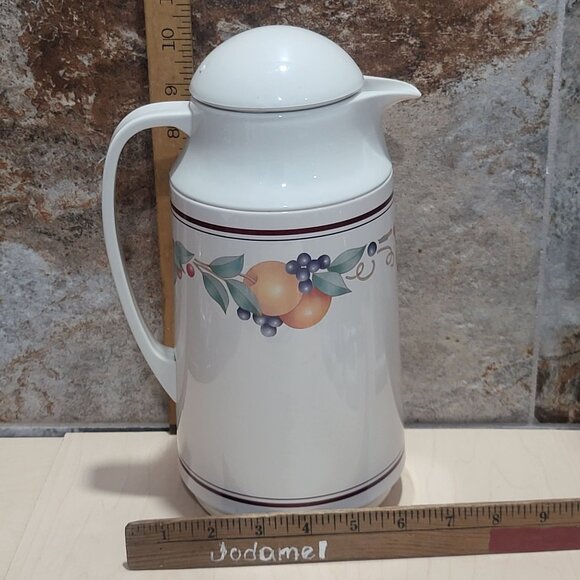 Corelle Abundance 1 QT L Thermal Server Coffee Carafe 1991 - Picture 10 of 13